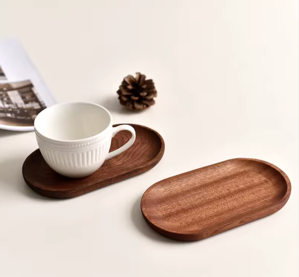 Plateau de service ovale