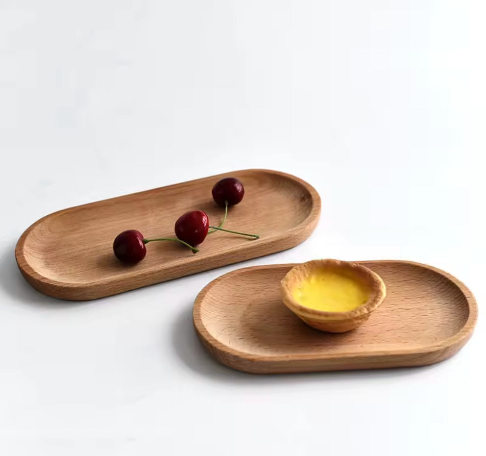 Plateau de service ovale
