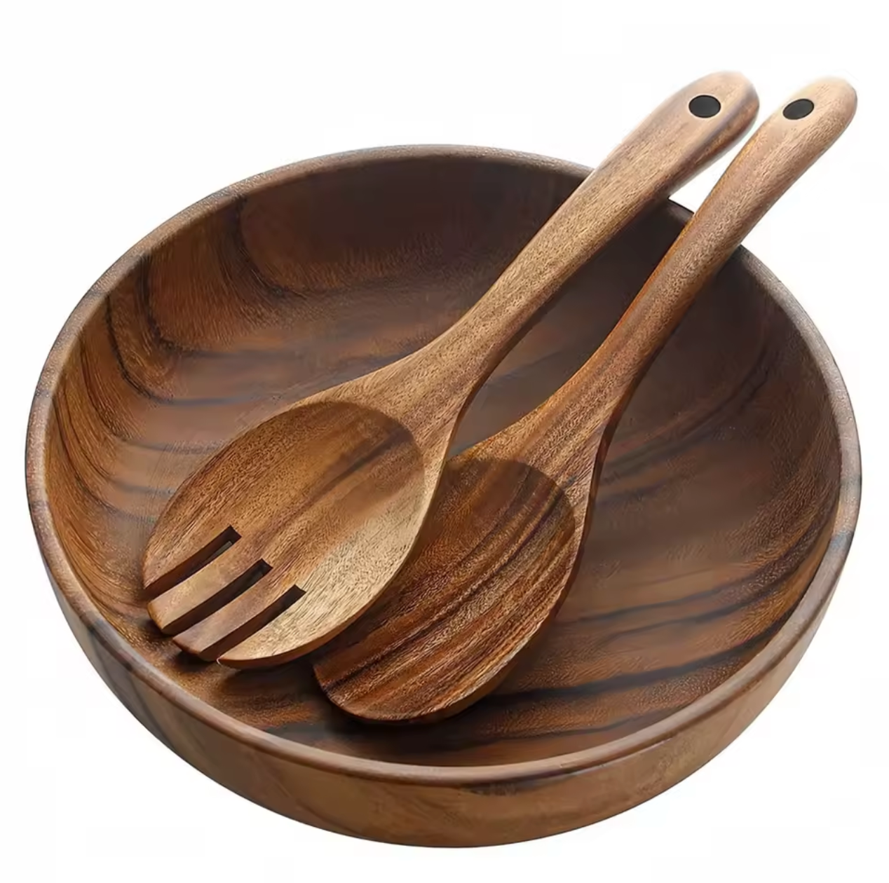 Saladier en bois d'acacia