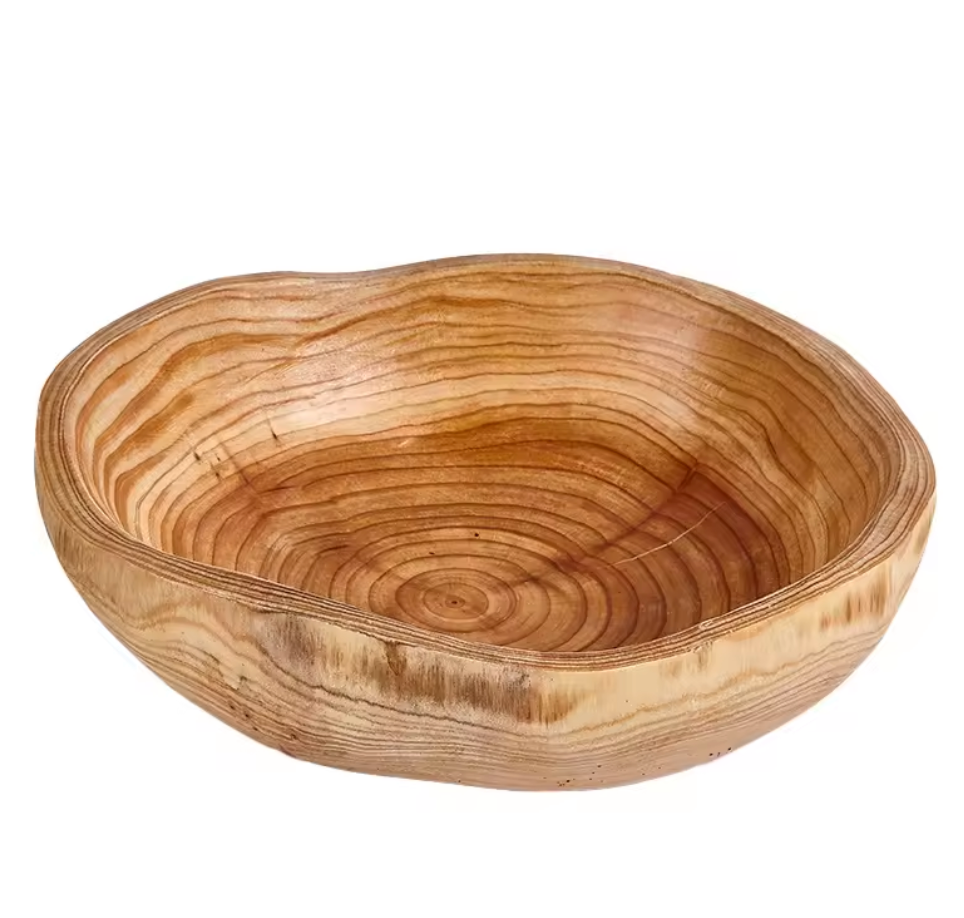 Bol créatif en racine de bois sculptée